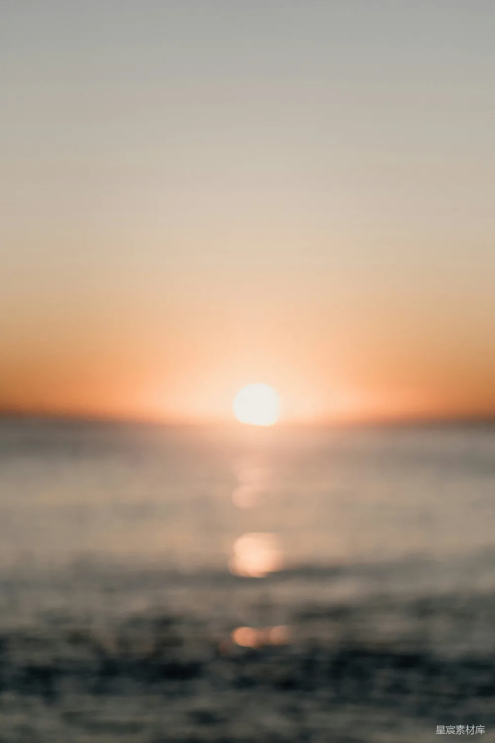 高清摄影 夕阳下的水域