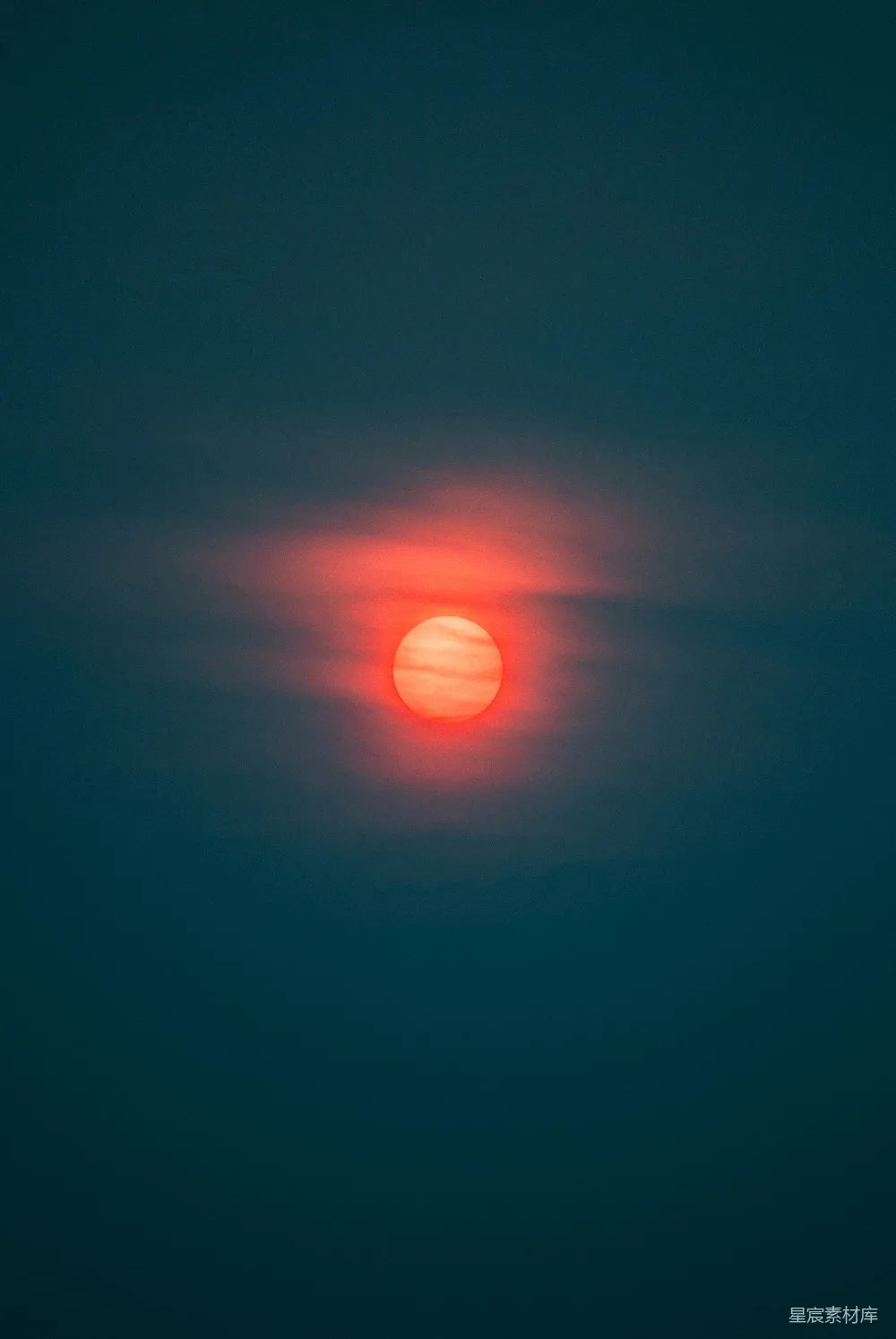 高清摄影 橙黄的太阳