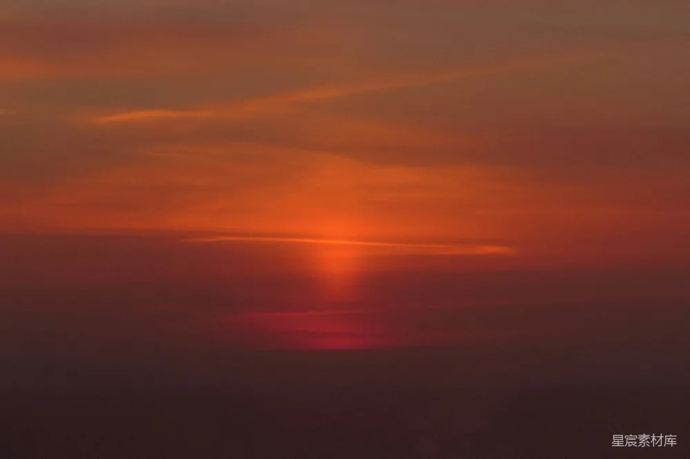 高清摄影 夕阳时的天空