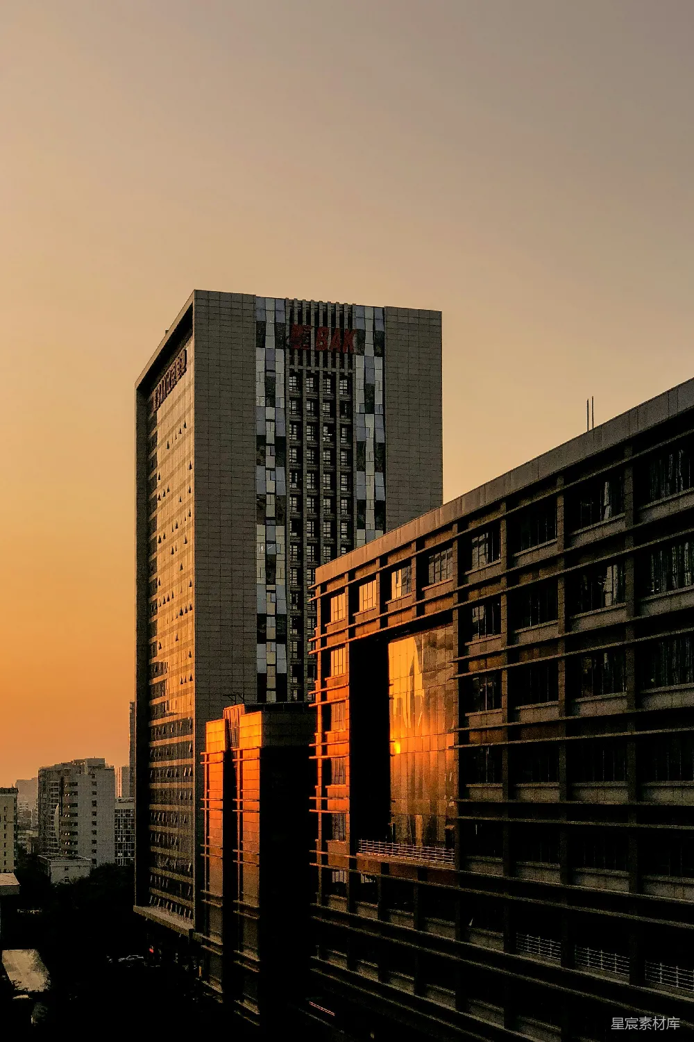 高清摄影 混凝土建筑的轮廓摄影