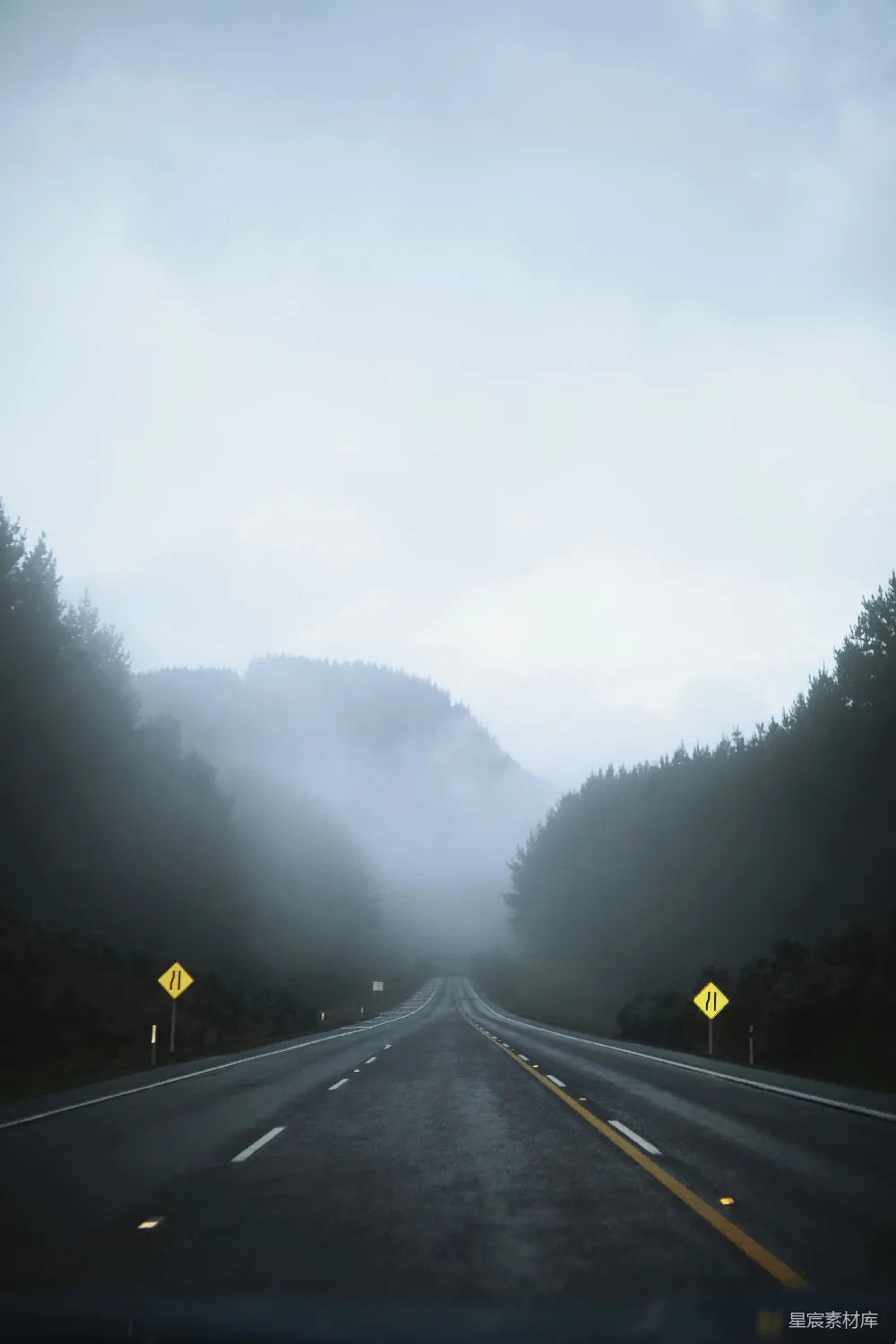高清摄影 空旷的道路