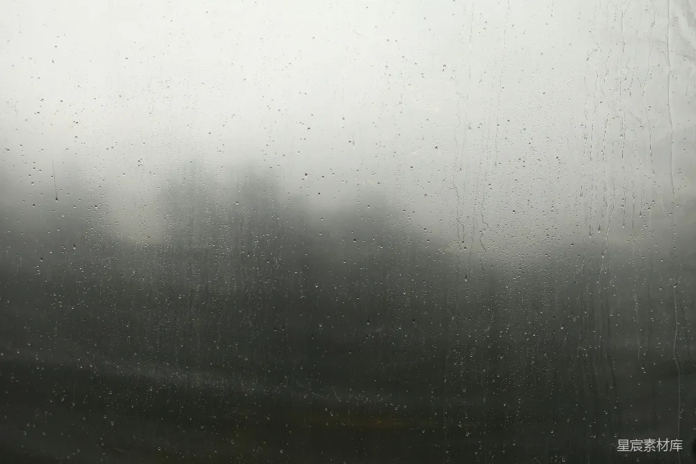 高清摄影 玻璃上的雨滴窗户