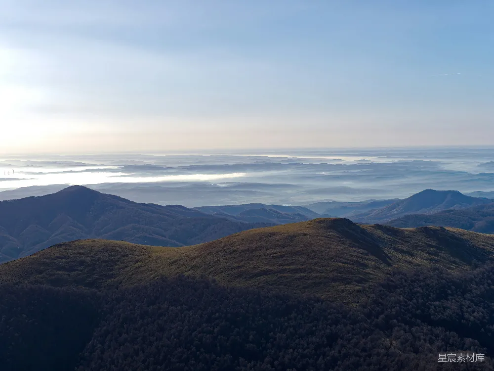 高清摄影 山间云雾的风景