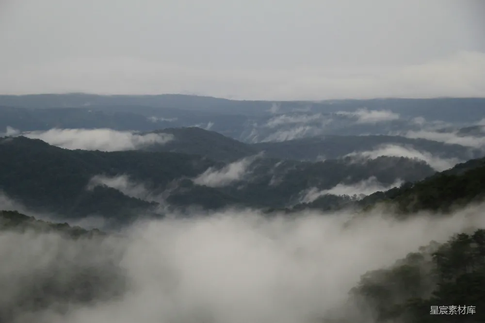 高清摄影 一座山峦的景象