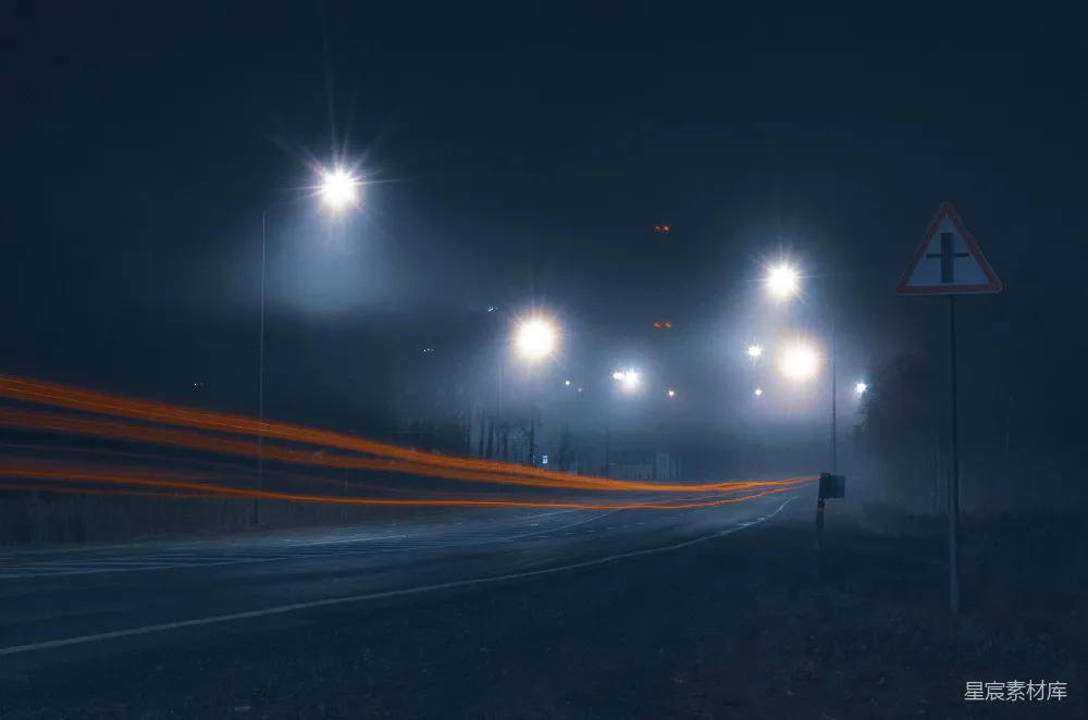 高清摄影 车辆在道路上行驶的延时摄影