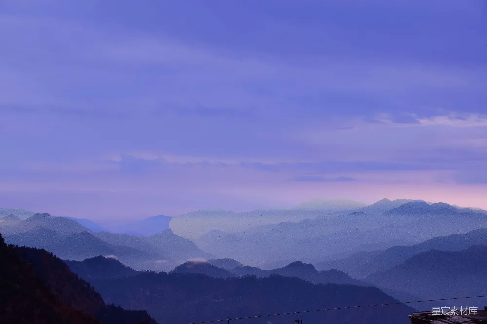 高清摄影 山间的风景照片