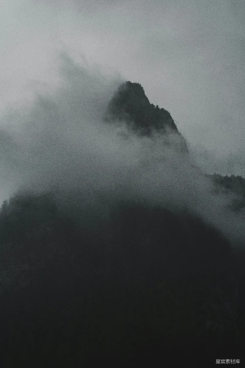 高清摄影 山的轮廓