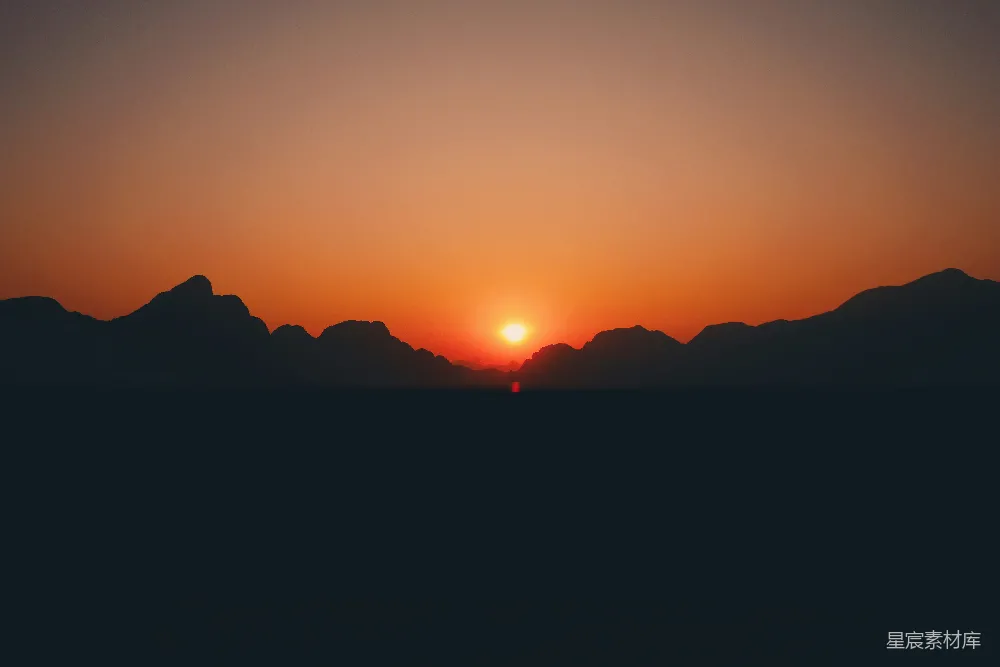 高清摄影 日落