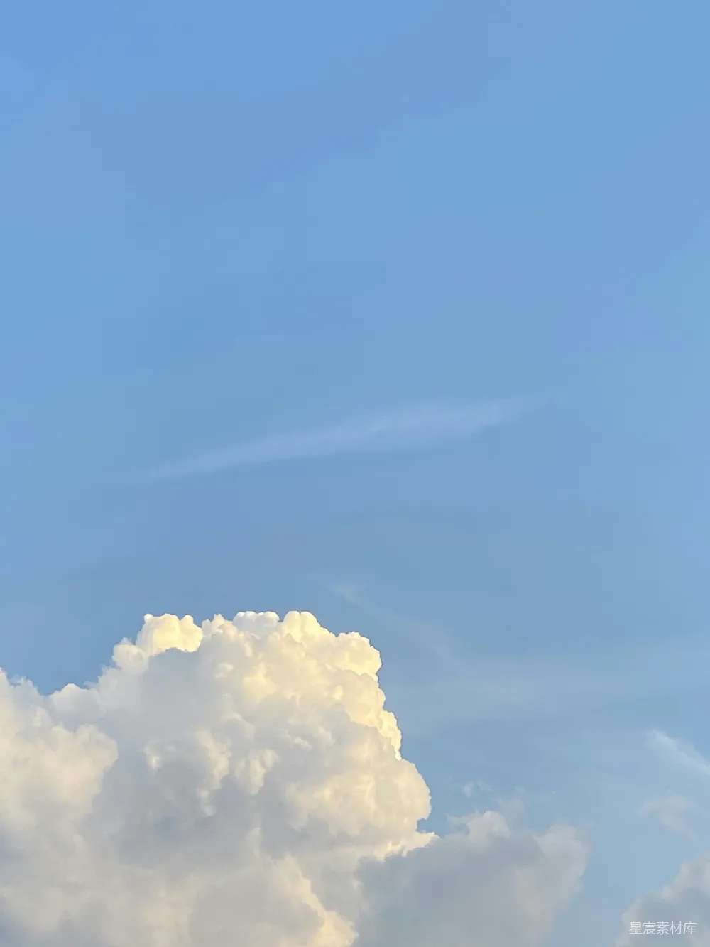 高清摄影 白天白云蓝天