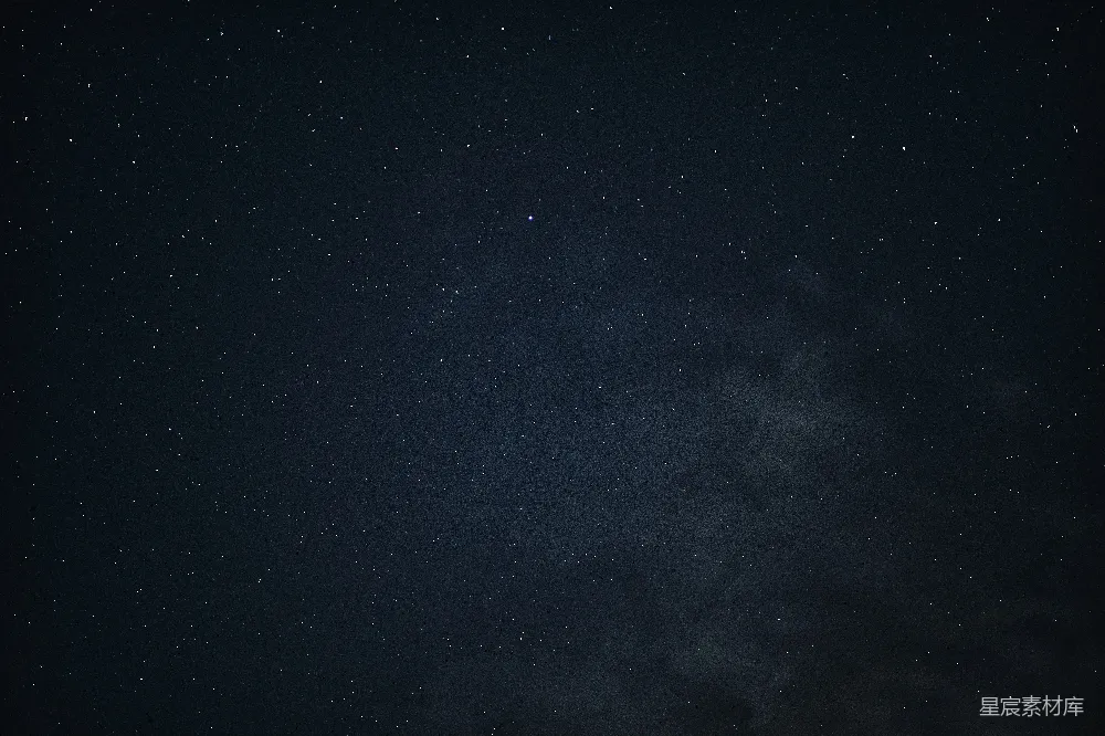 高清摄影 黑白星空夜