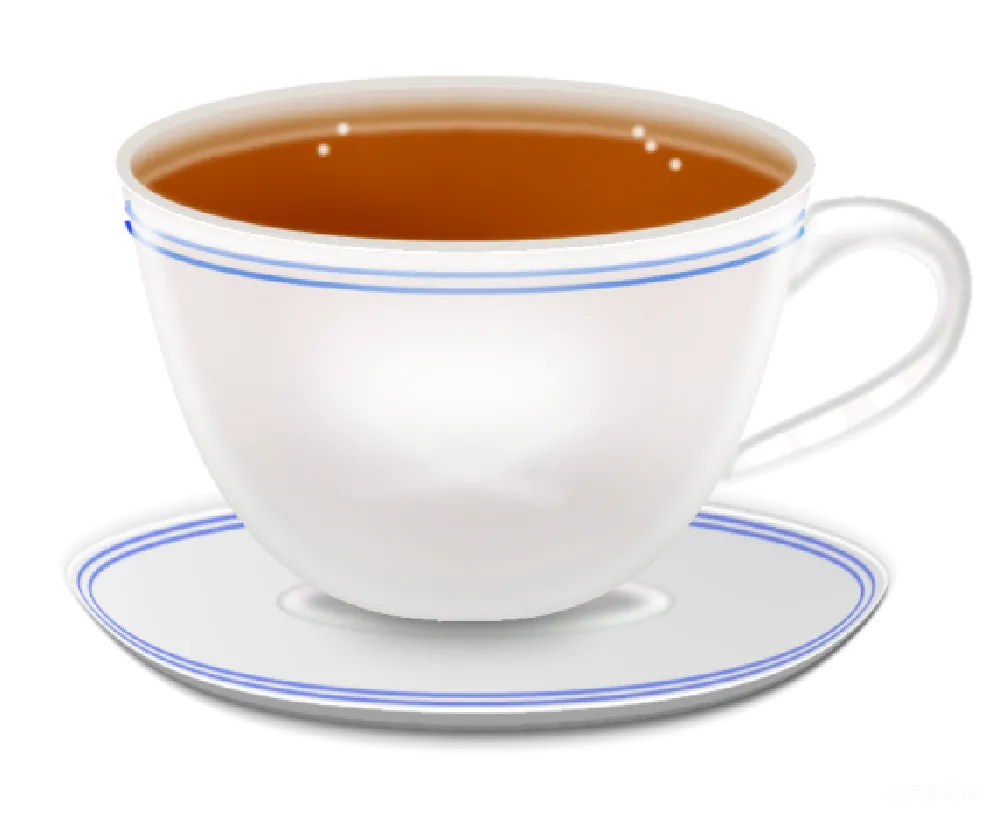 元素素材 茶杯