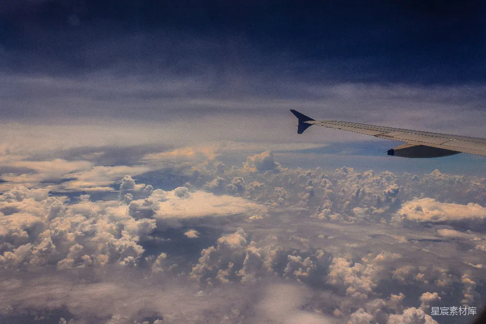 高清摄影 空客在蓝天