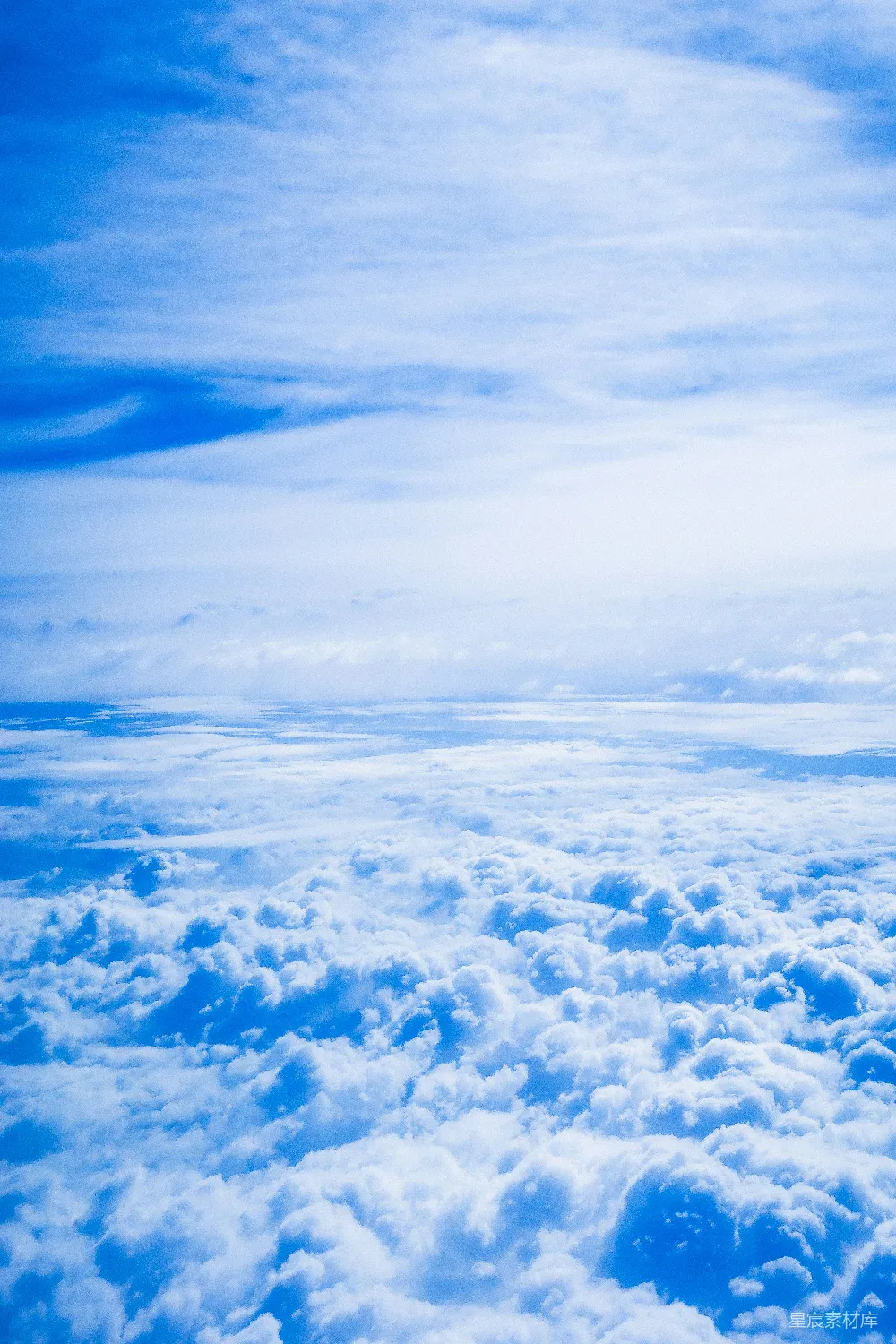 高清摄影 飞机上看去的天空和云朵