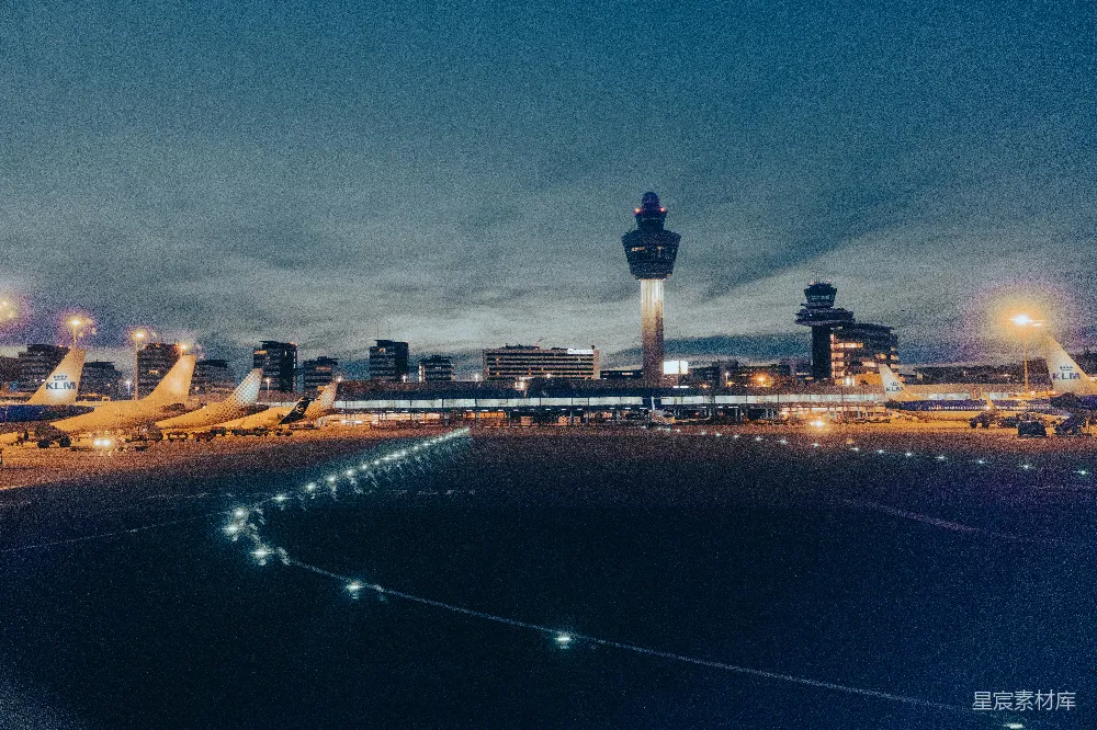 高清摄影 夜晚的城市天际线