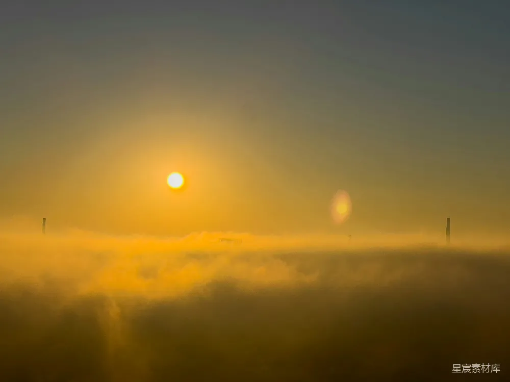 高清摄影 城市的夕阳