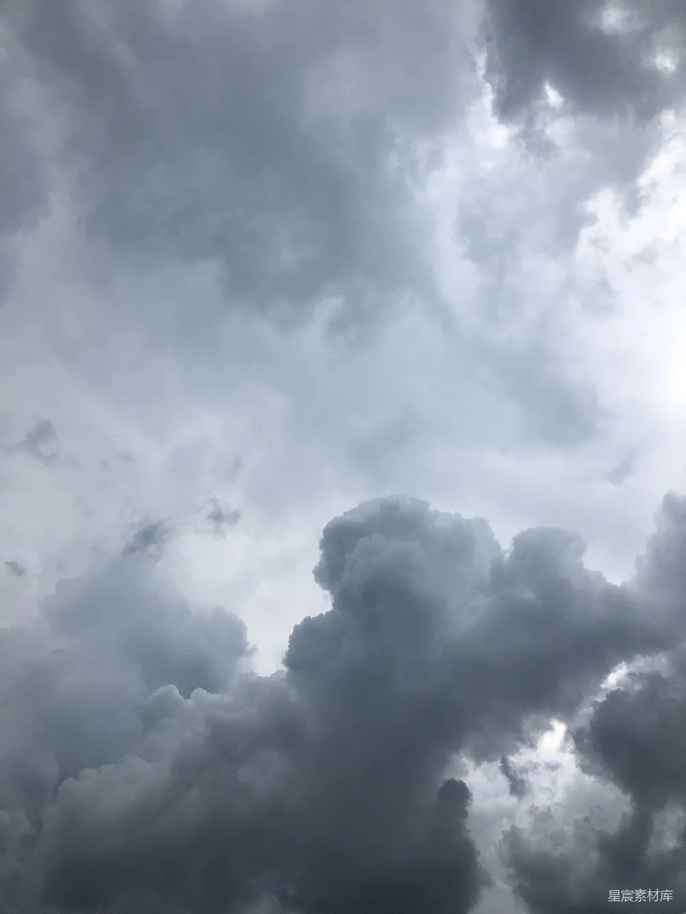高清摄影 天空中的白云