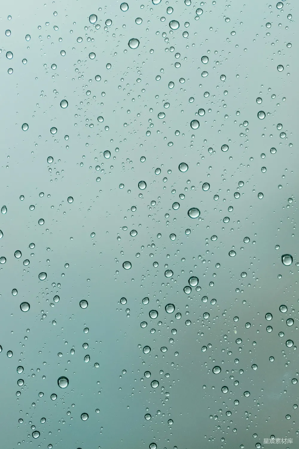 高清摄影 玻璃面板上的水珠