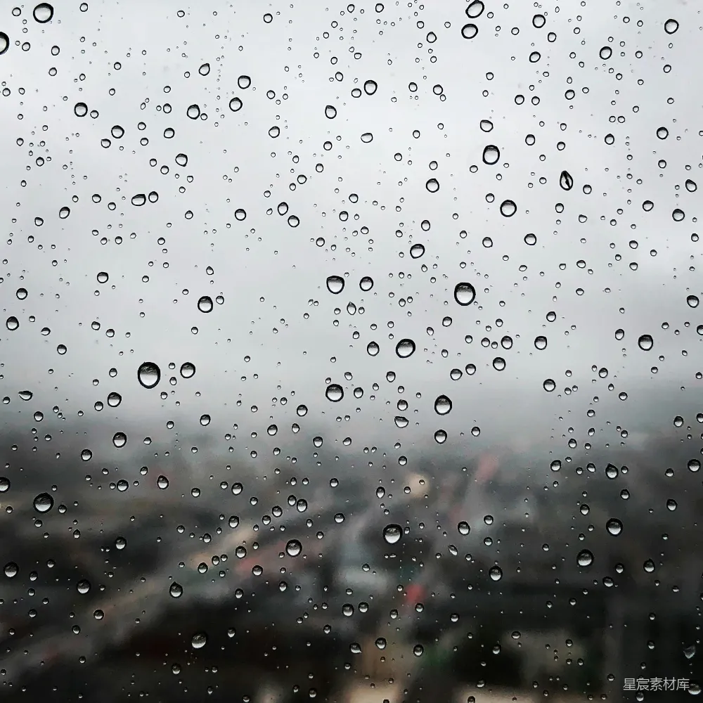 高清摄影 透明窗户上的雨滴