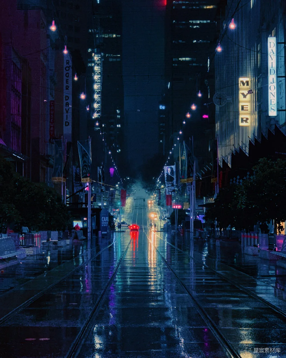 高清摄影 空旷的道路环绕着建筑物