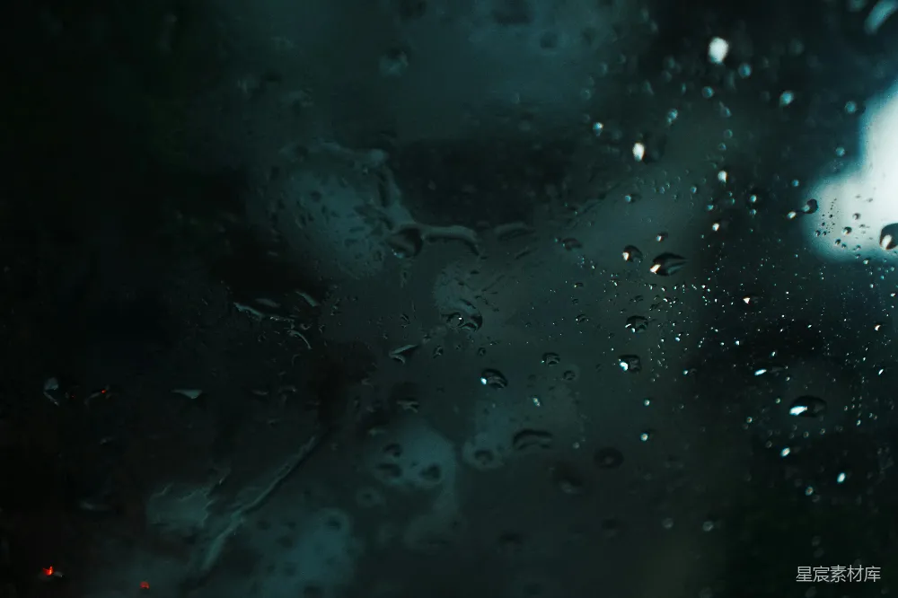 高清摄影 玻璃面板上的水珠
