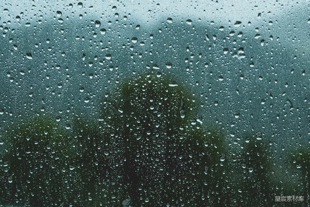 高清摄影 玻璃上的水珠