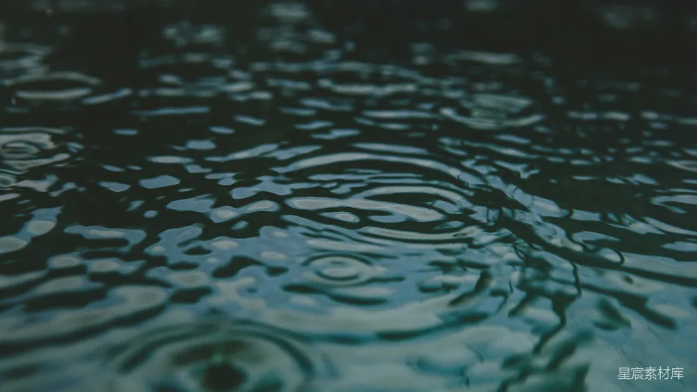 高清摄影 水滴在水面