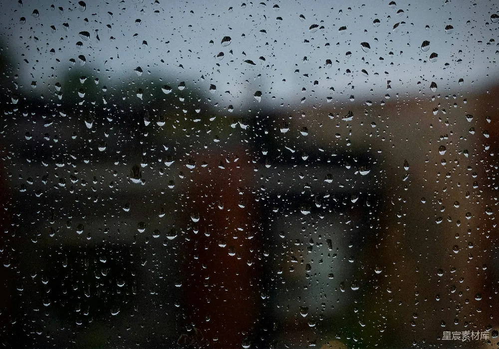 高清摄影 蒙上雨水的窗户