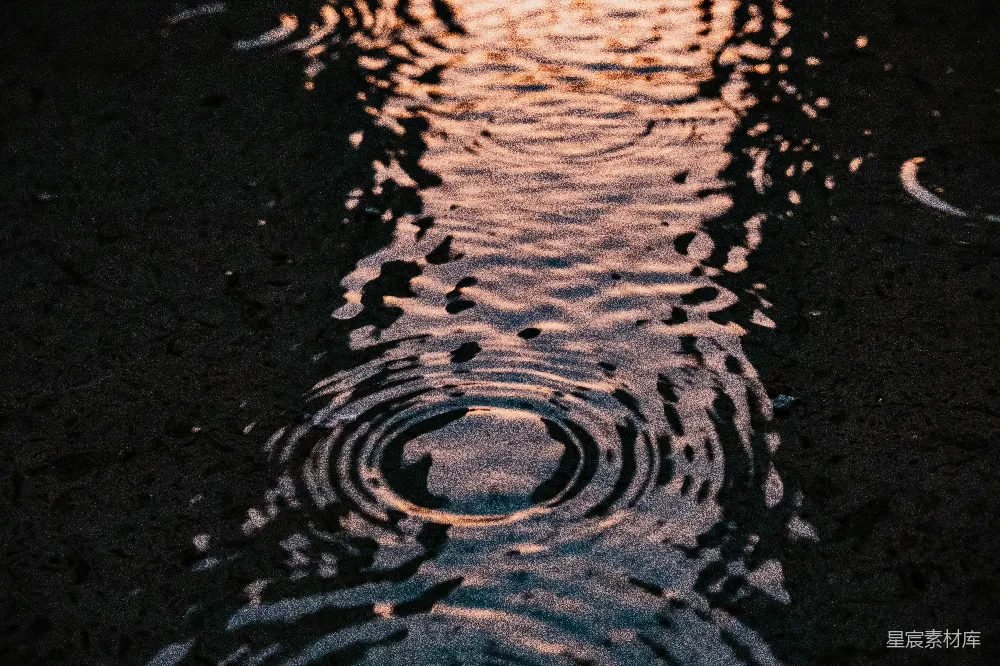 高清摄影  水面的阳光倒影