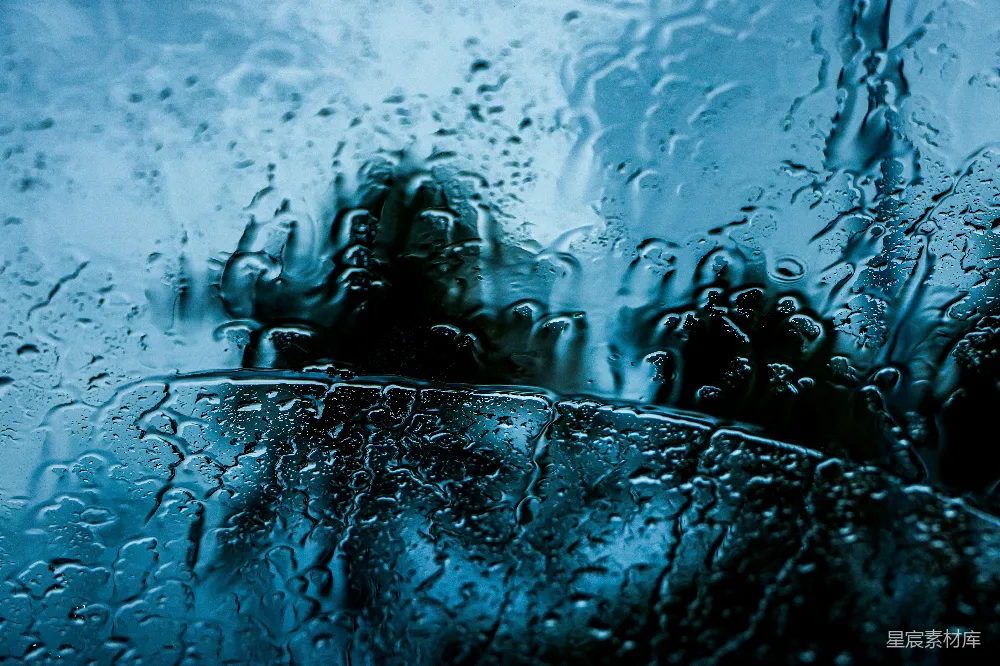 高清摄影 车窗上的雨滴