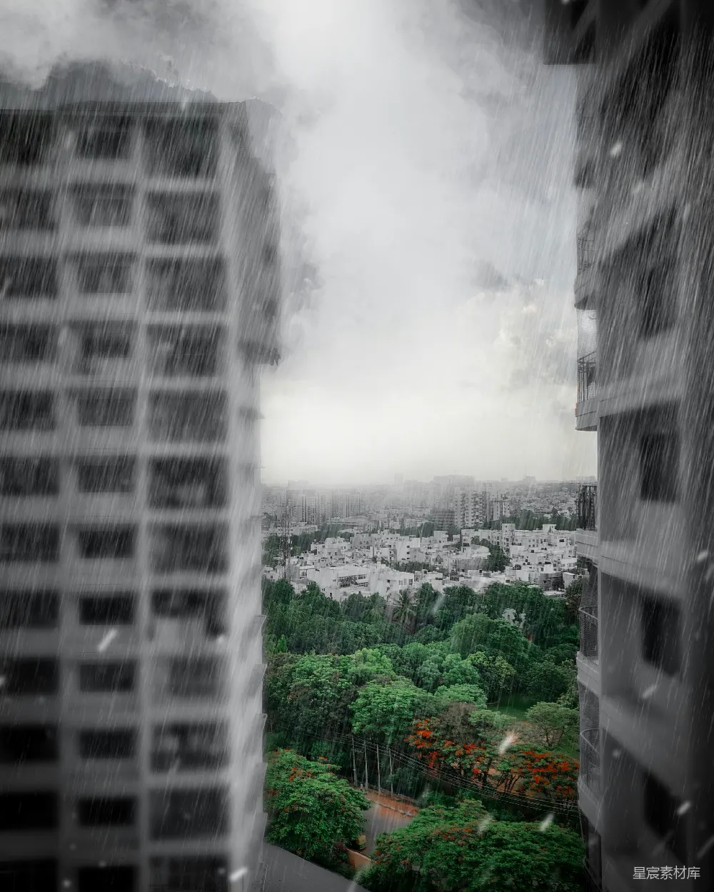 高清摄影 灰色建筑