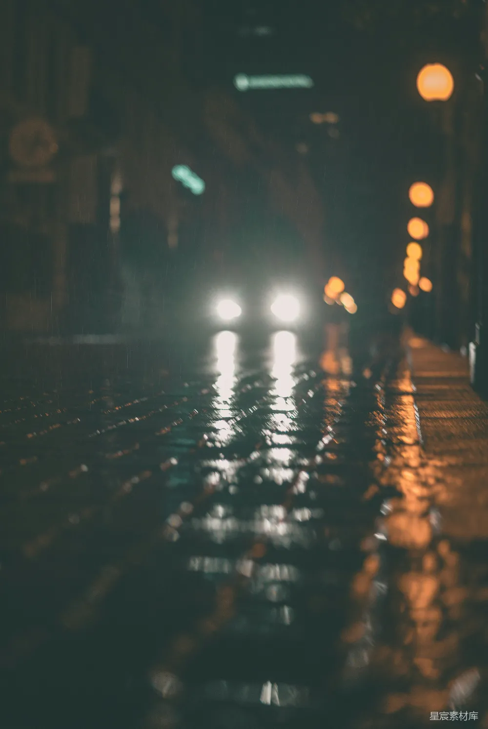 高清摄影 城市夜景中的光晕摄影