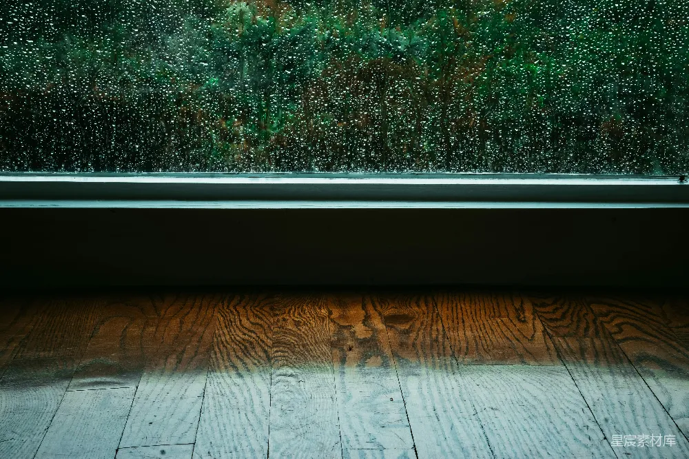 高清摄影 玻璃窗上的雨滴