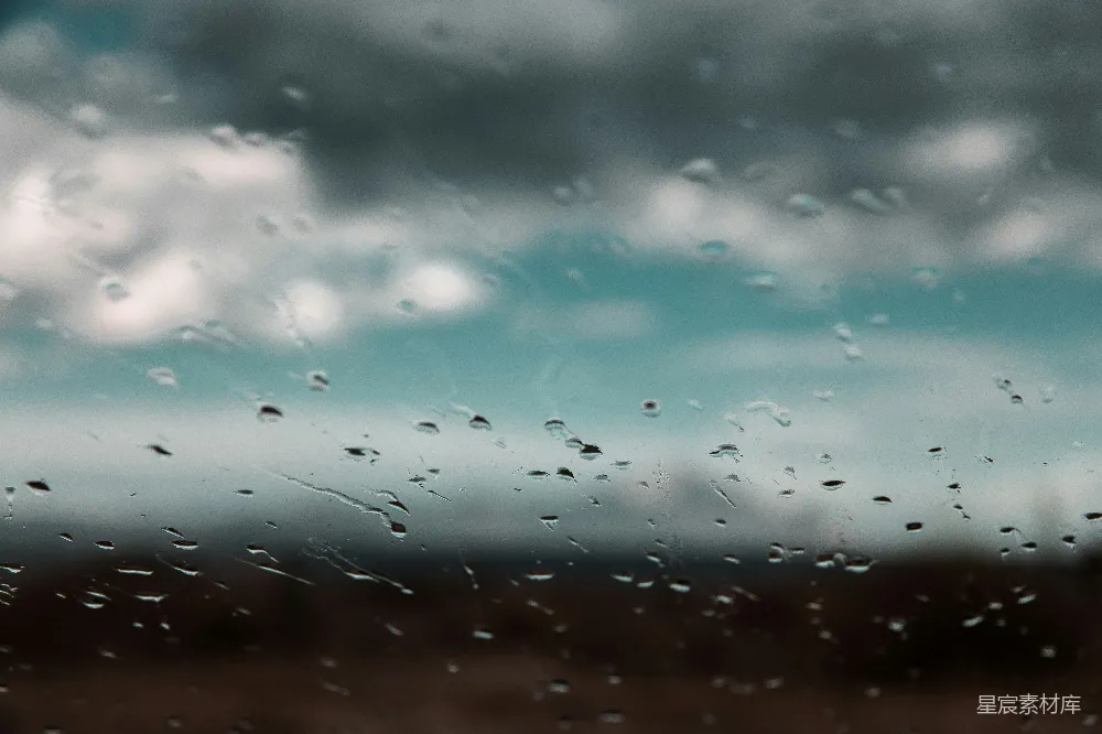 高清摄影 车窗上的雨滴