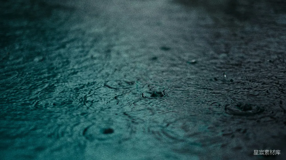 高清摄影 带有水滴的水