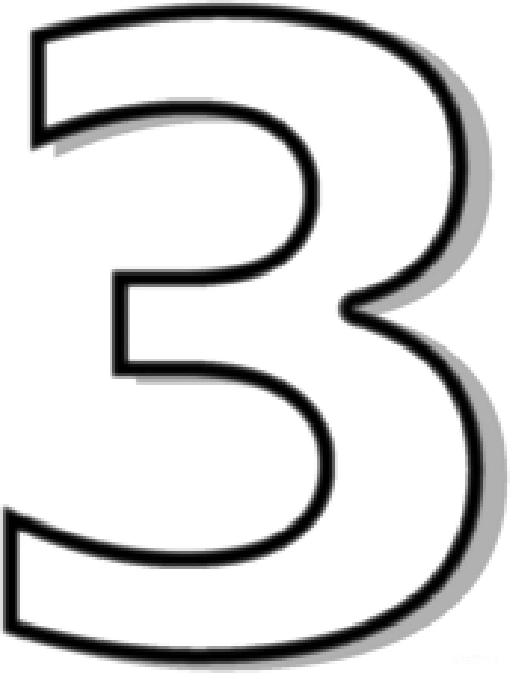 元素素材 数字