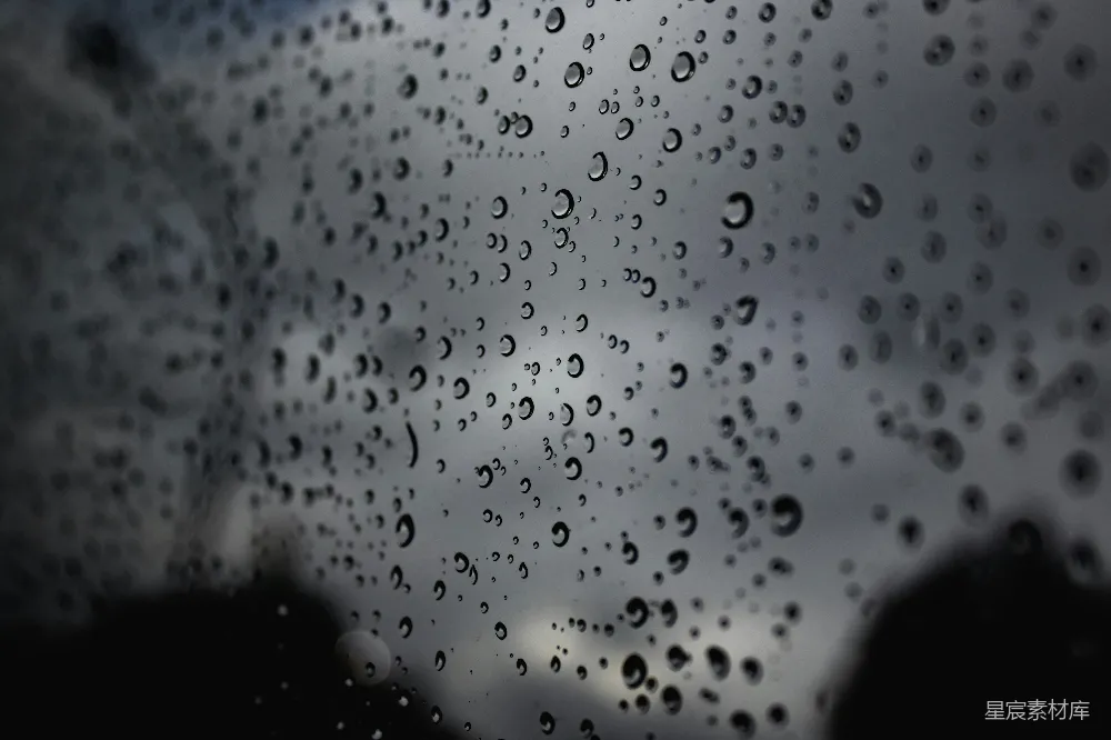 高清摄影 窗户上的雨滴