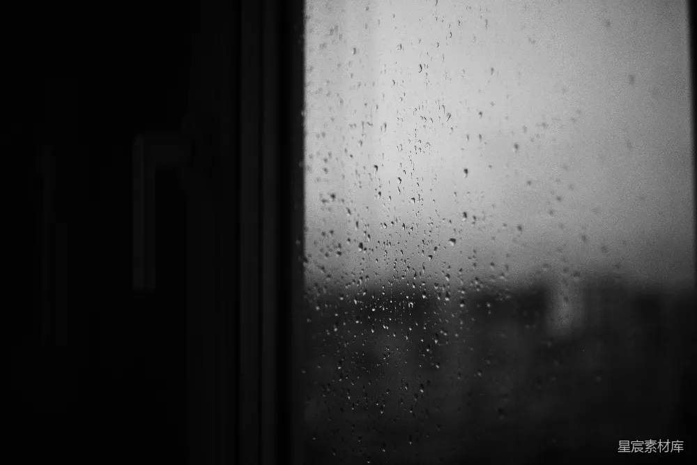 高清摄影 窗户上的雨滴