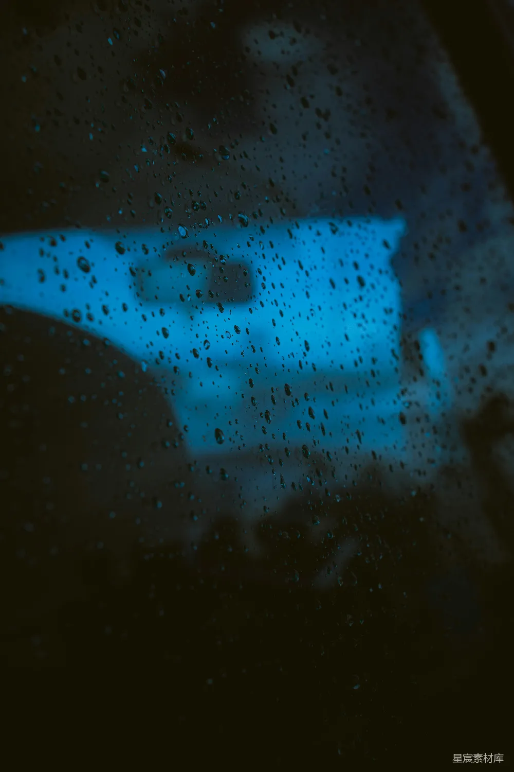 高清摄影 车窗上的雨滴