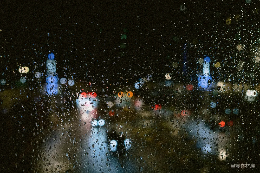 高清摄影 窗户上的雨滴