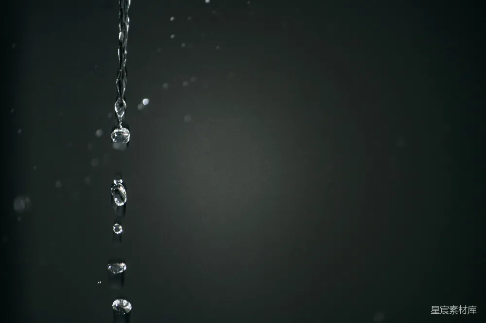 高清摄影 表面的水滴