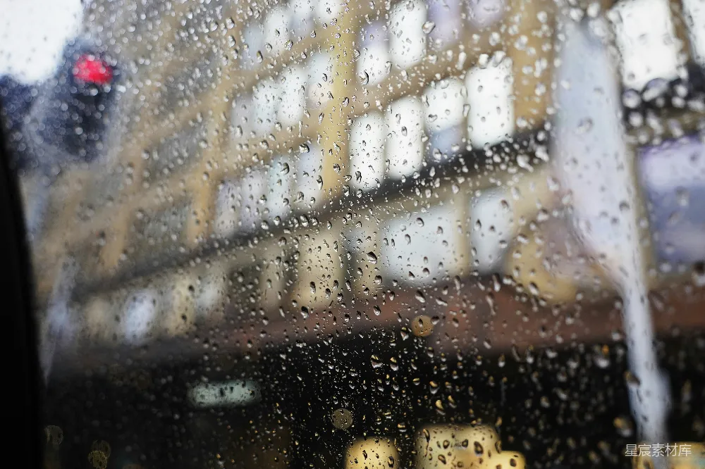 高清摄影 窗户上的雨滴