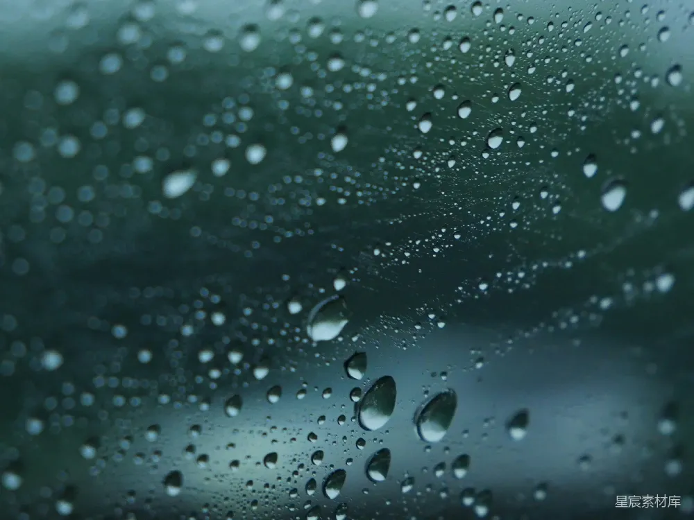 高清摄影 车窗上的雨滴