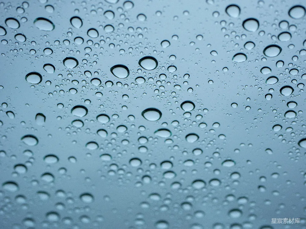 高清摄影 玻璃上的水滴