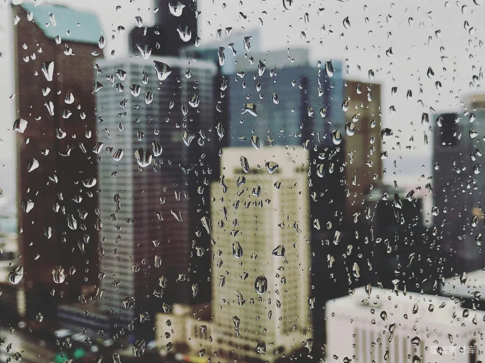 高清摄影 窗上滴水