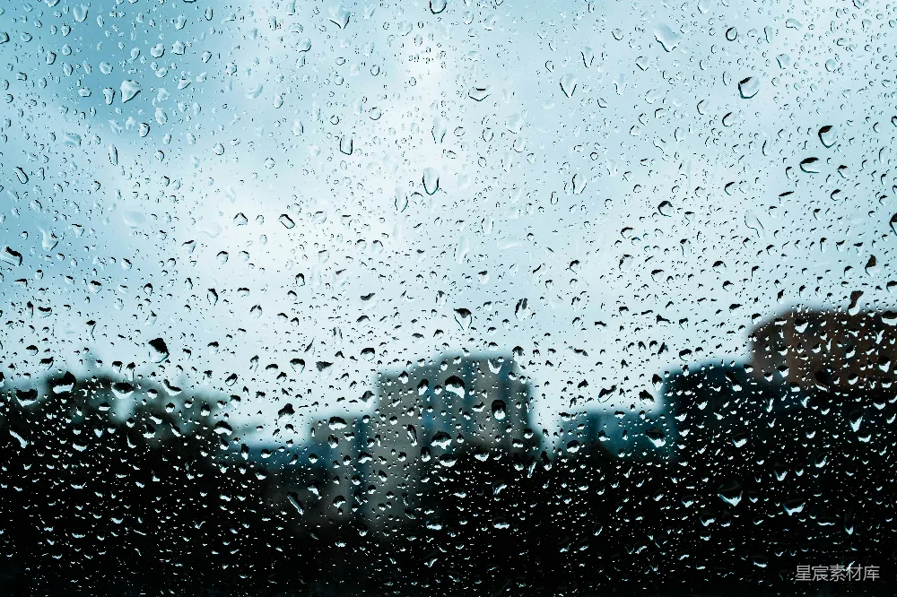 高清摄影 玻璃窗户上的水珠