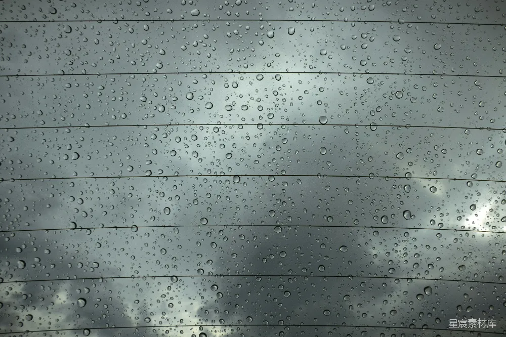 高清摄影 车窗玻璃上的雨滴