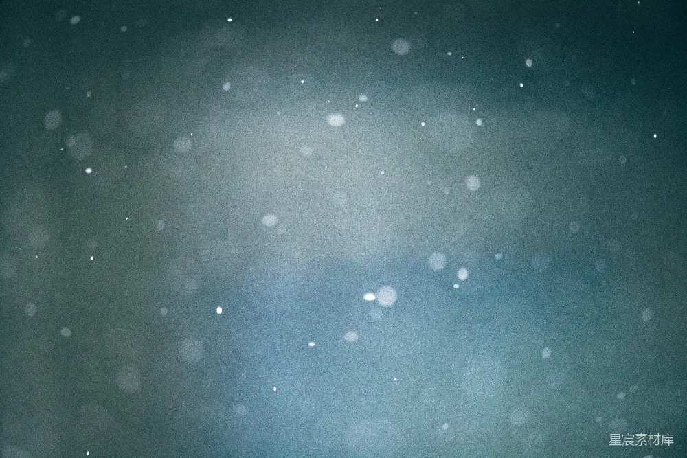 高清摄影 地上雪花模糊的照片