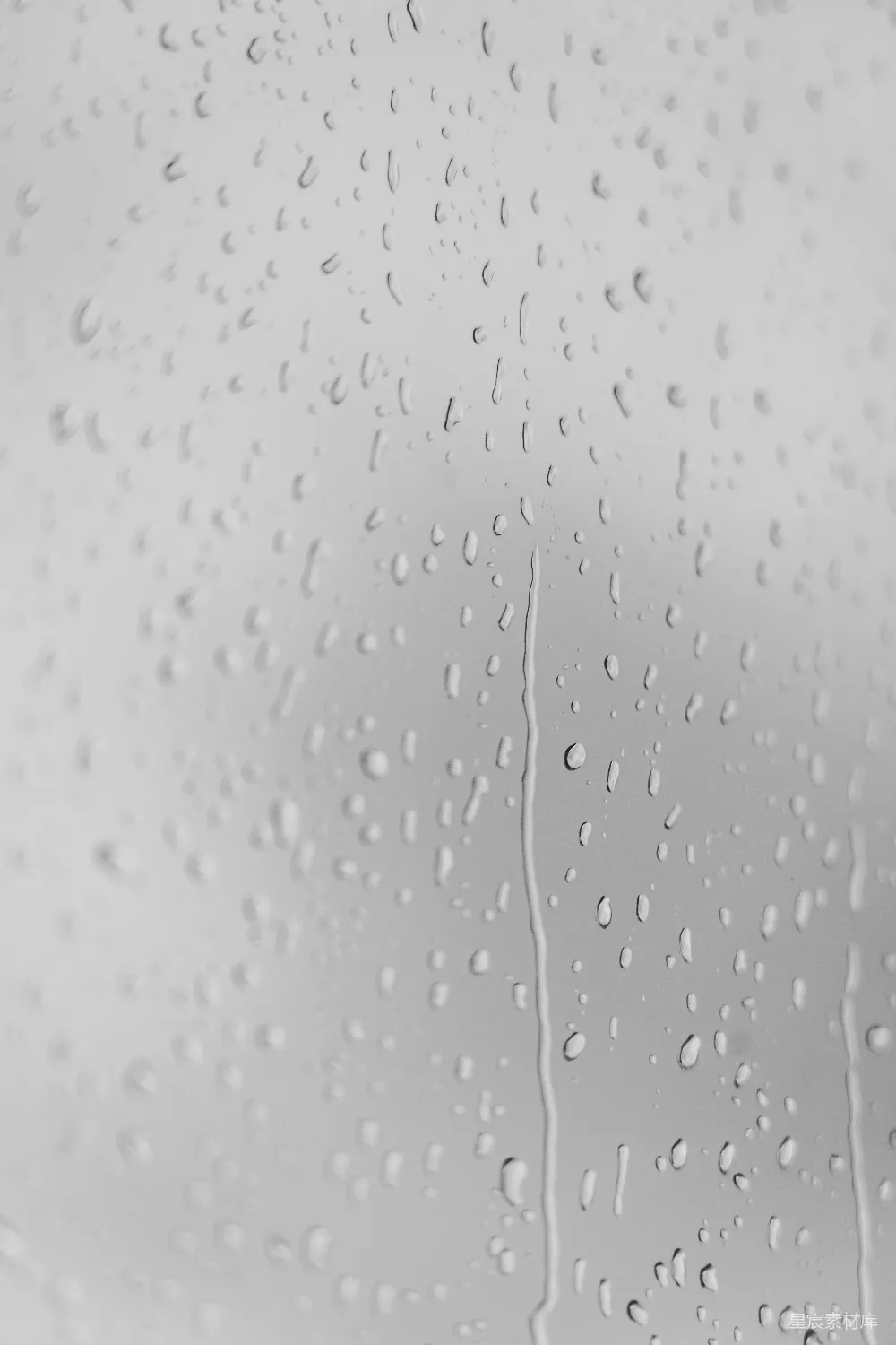 高清摄影 窗玻璃上的雨滴