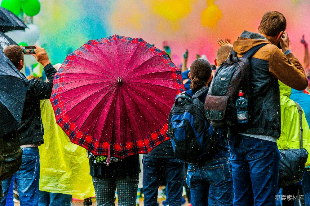 高清摄影 人们聚集在节日里