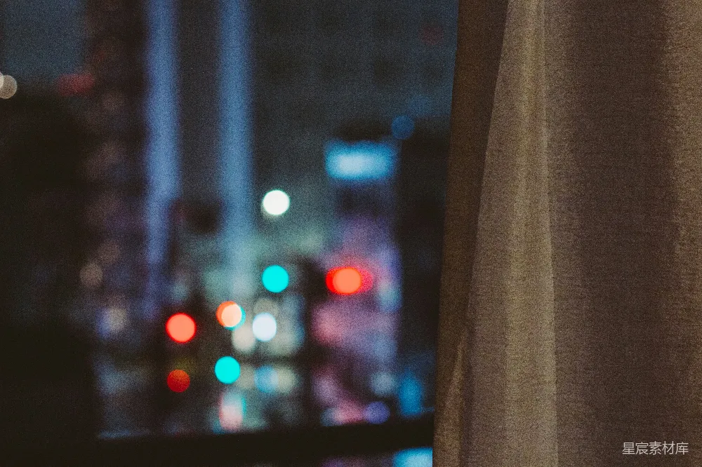 高清摄影 城市夜景的镜头虚化摄影